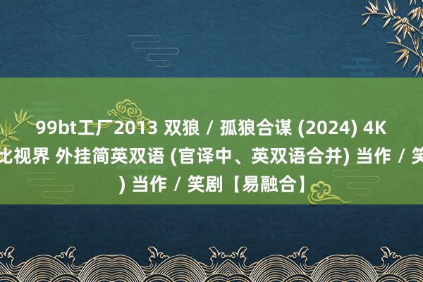 99bt工厂2013 双狼 / 孤狼合谋 (2024) 4K DV.HDR 杜比视界 外挂简英双语 (官译中、英双语合并) 当作 / 笑剧【易融合】