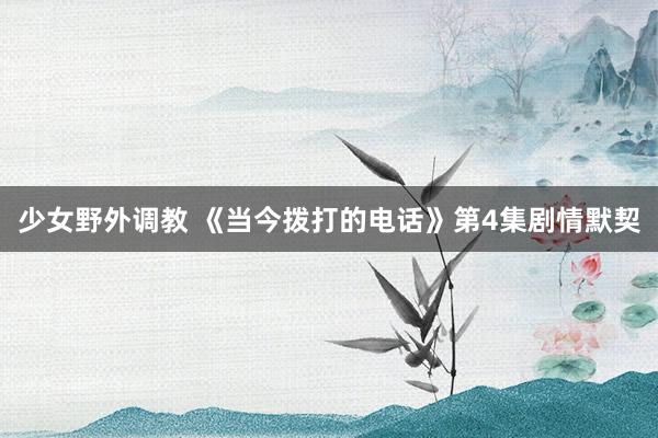少女野外调教 《当今拨打的电话》第4集剧情默契